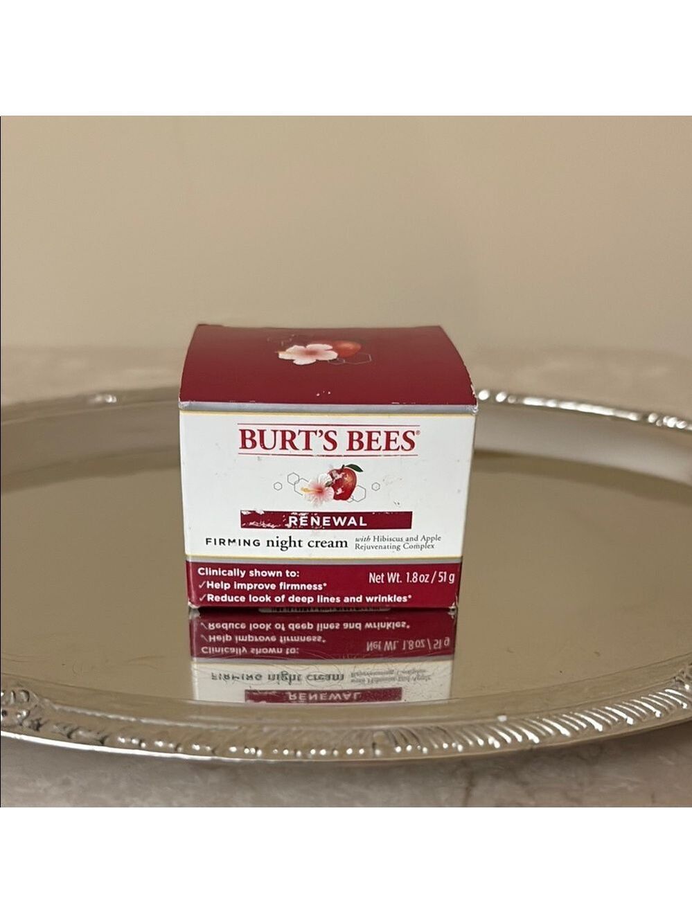 Burt's Bees Renewal Firming Night Cream NEW